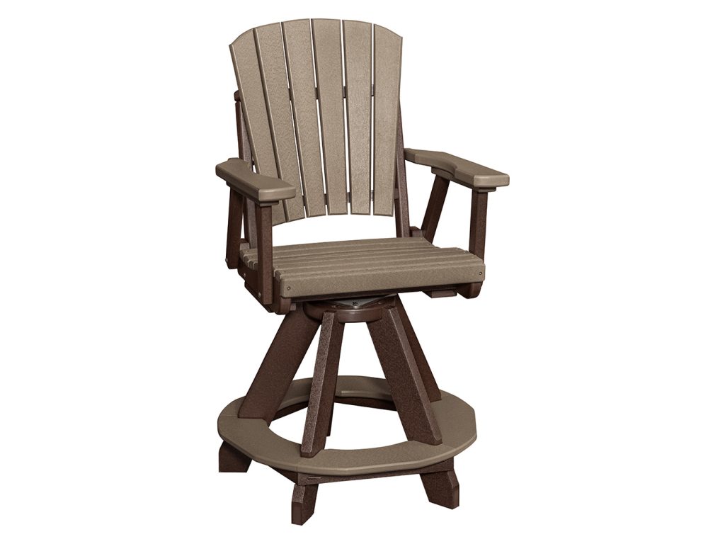 Amish Furniture of NE Micah Swivel Counter Chair Accent Chair, primary thumbnail