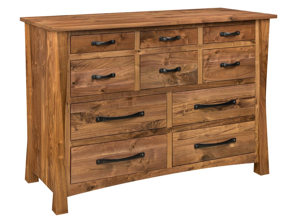 Amish Furniture of NE Lexington 10 Drawer Mule Dresser, primary thumbnail