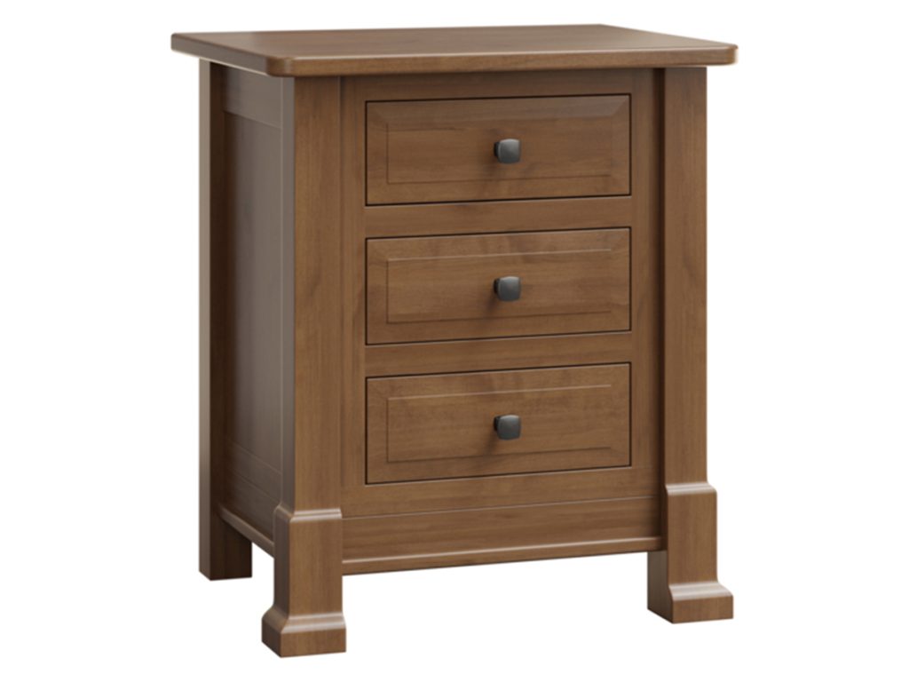 Amish Furniture of NE Mackenzie 3 Drawer Nightstand, primary thumbnail