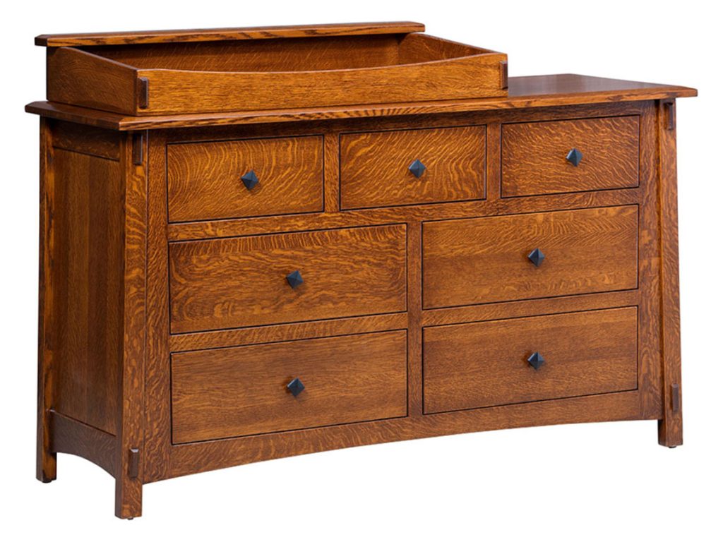 McCoy 7 Drawer Dresser With Changing Box Top Option Dresser Chests & Dresser, primary thumbnail