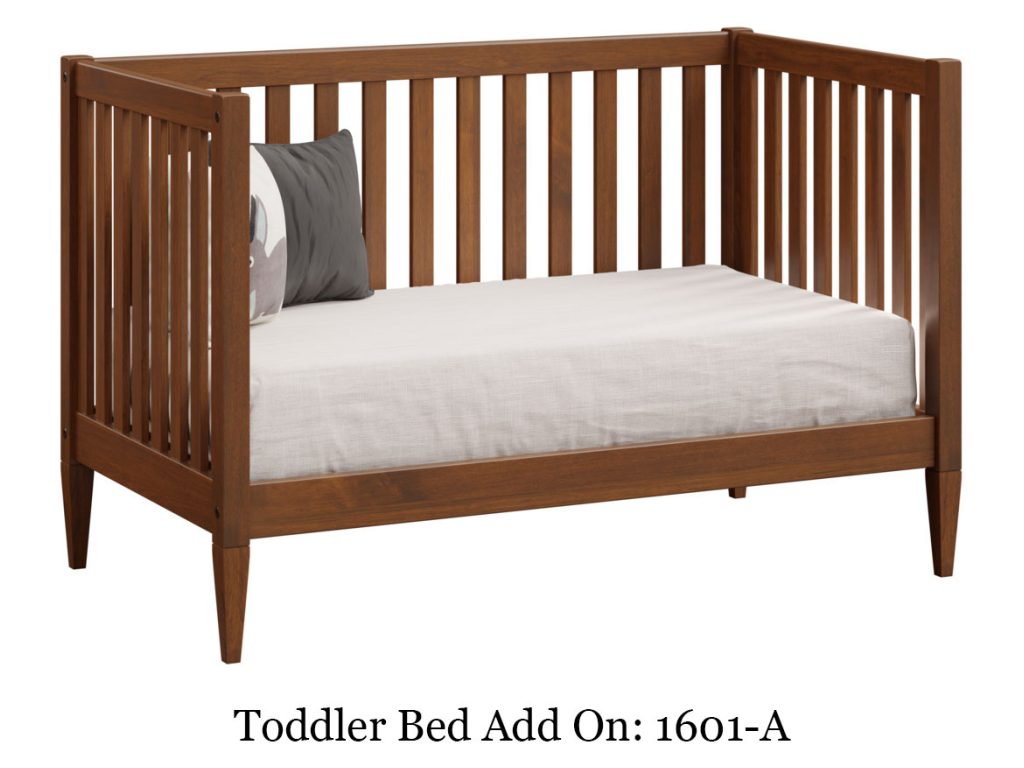 Amish Furniture of NE Willow Crib Bed, alternate view 3