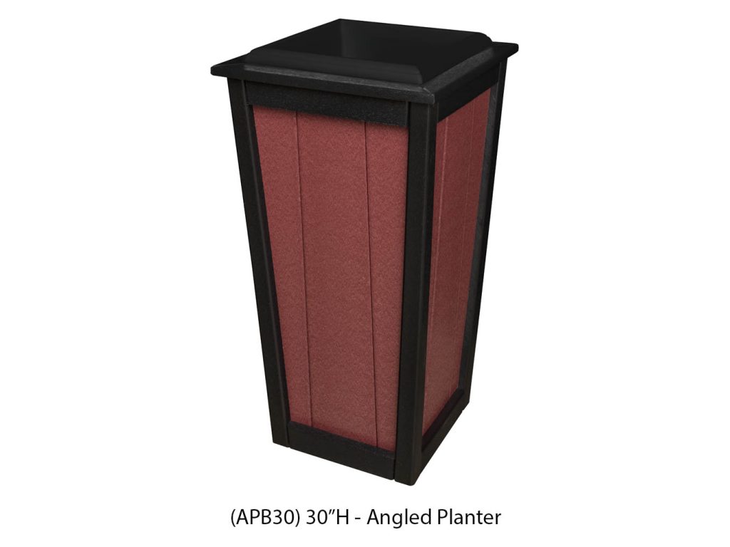Amish Furniture of NE Angled Planter Accessory, alternate view 1