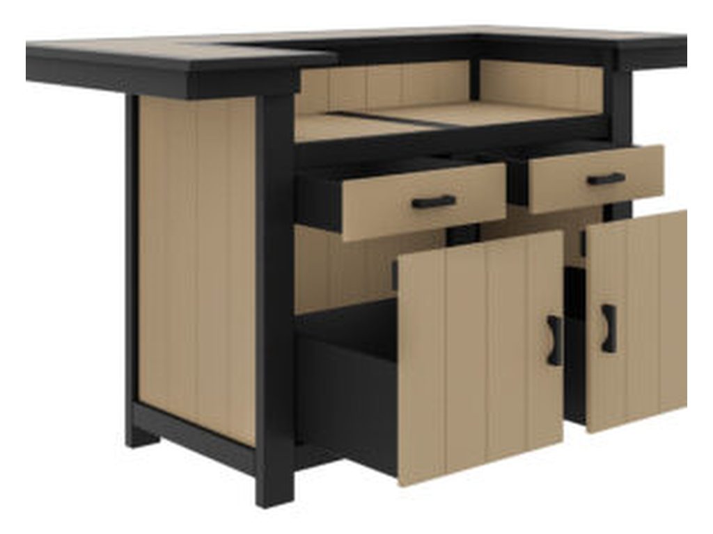Amish Furniture of NE Beneva Elite Island Bar Accessory, alternate view 1