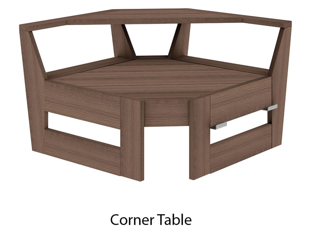 Amish Furniture of NE Brooklyn Modular Sectional Console, alternate view 3