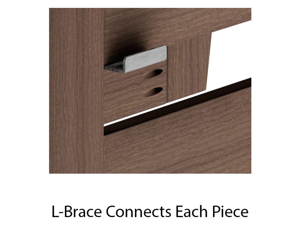 Amish Furniture of NE Brooklyn Modular Sectional Console, alternate view 8