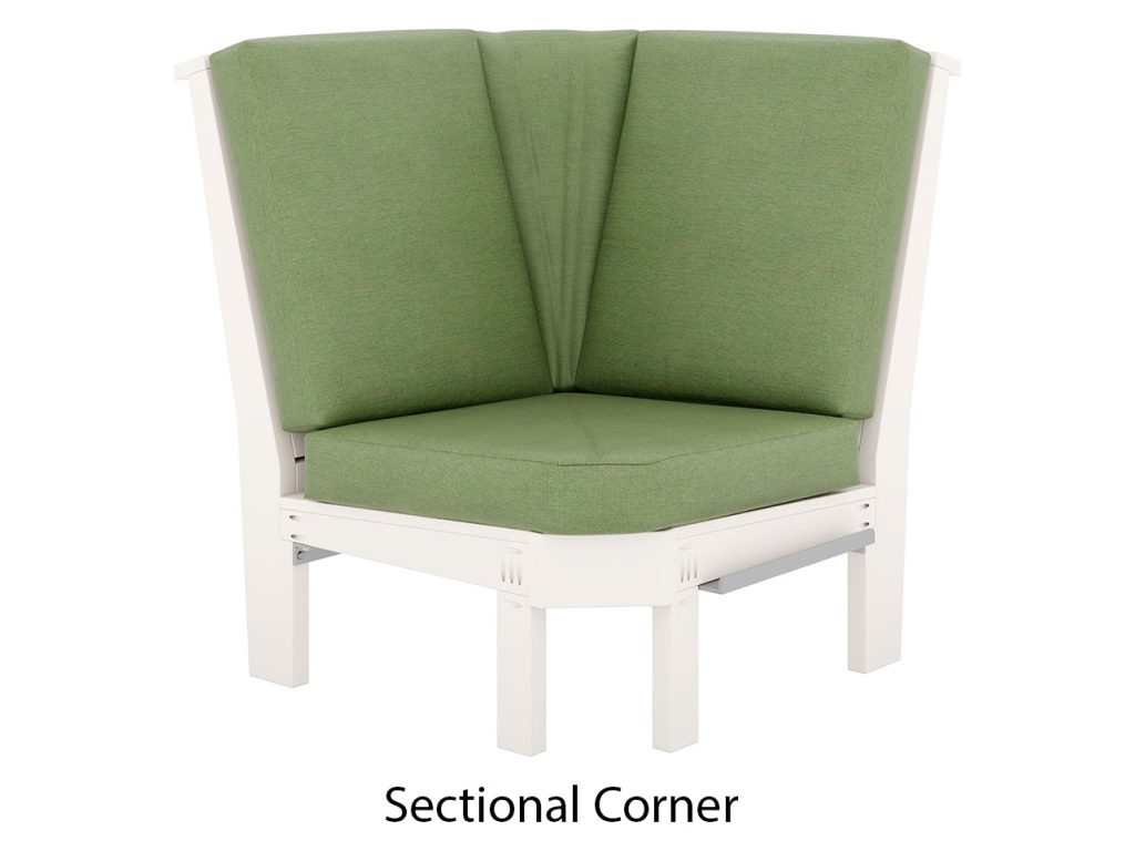 Amish Furniture of NE London Sectional Sofa, alternate view 2