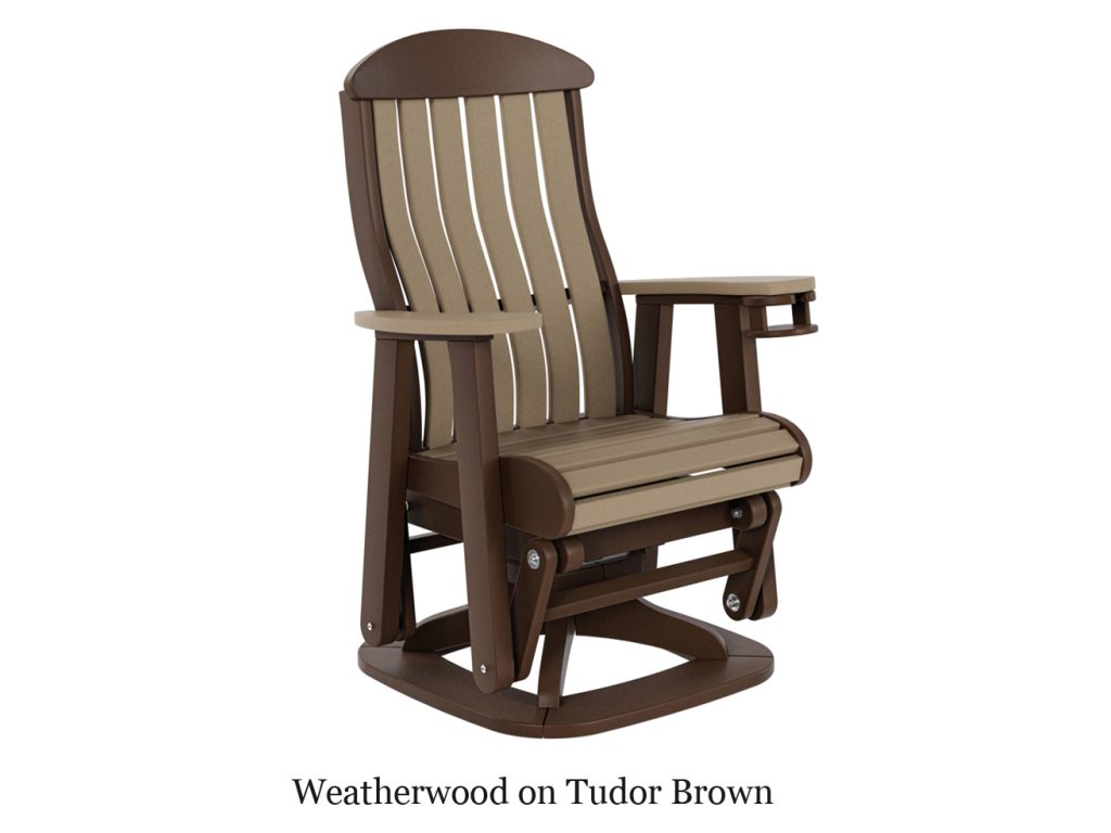 Amish Furniture of NE Vienna Swivel Glider Swivels & Glider, alternate view 5
