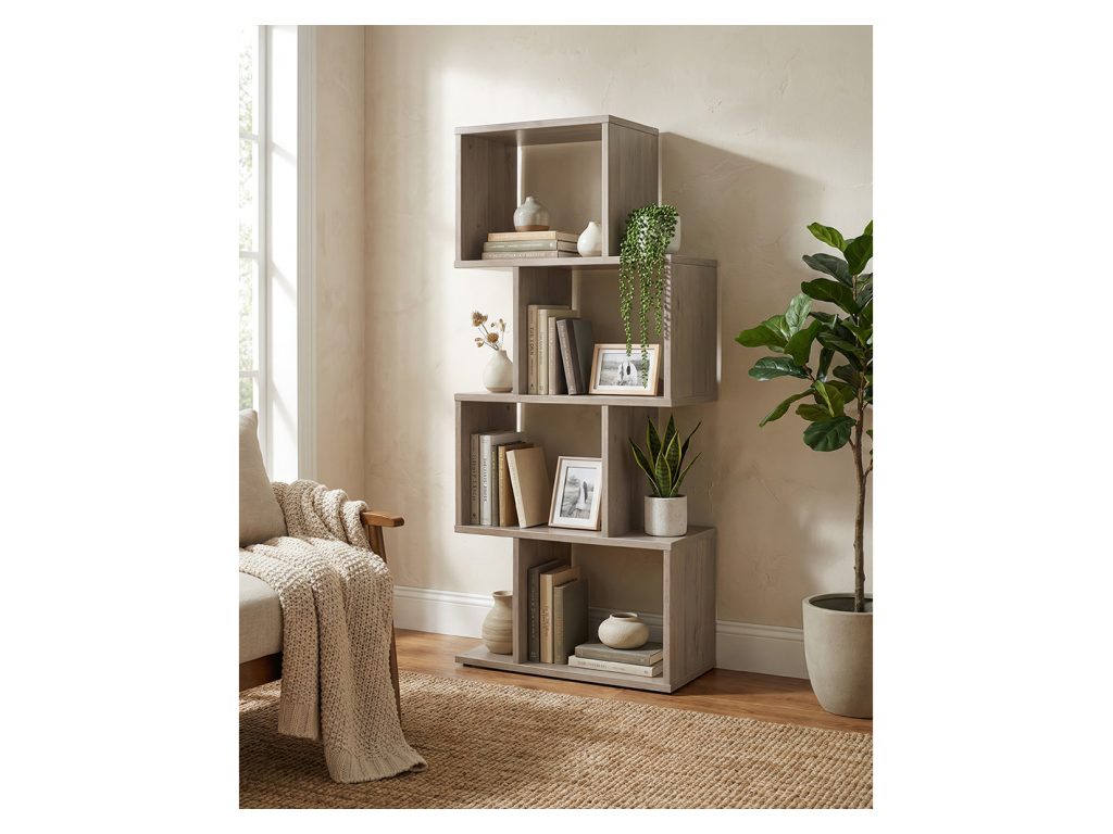 Amish Furniture of NE Cube Bookcase – 4 Cube Etagere, alternate view 1