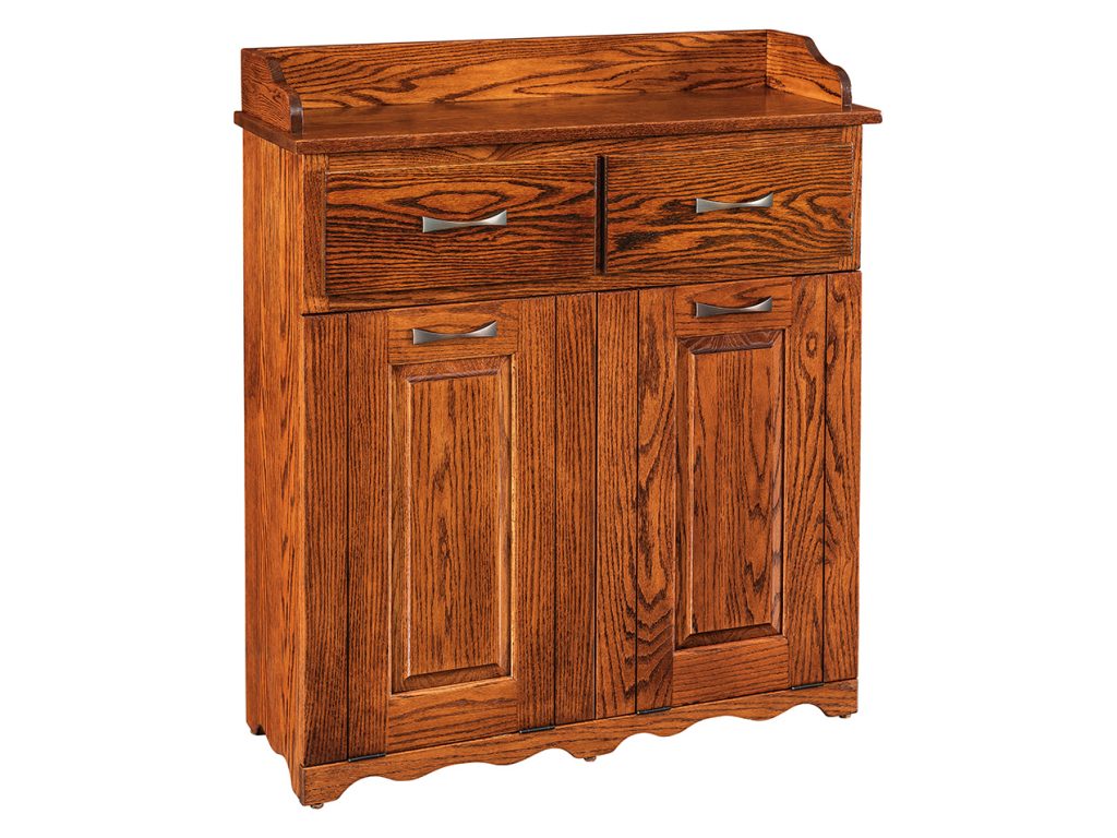 Double Tilt Out Trash Bin Decorative Object, primary thumbnail