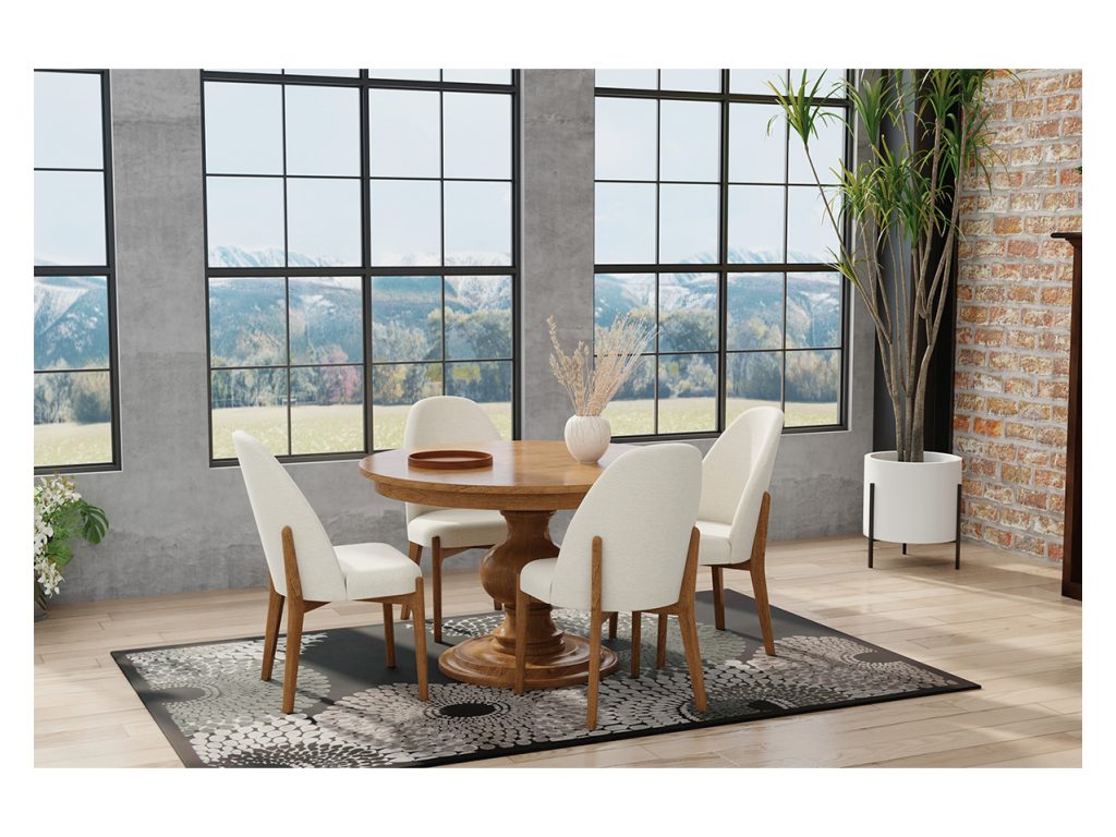 Amish Furniture of NE Burrick Table, alternate view 1