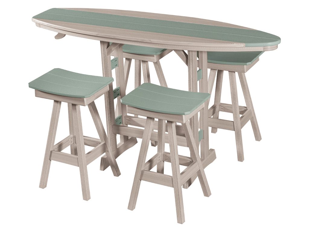 Amish Furniture of NE Surfboard Table Bar Height Accessory, alternate view 1
