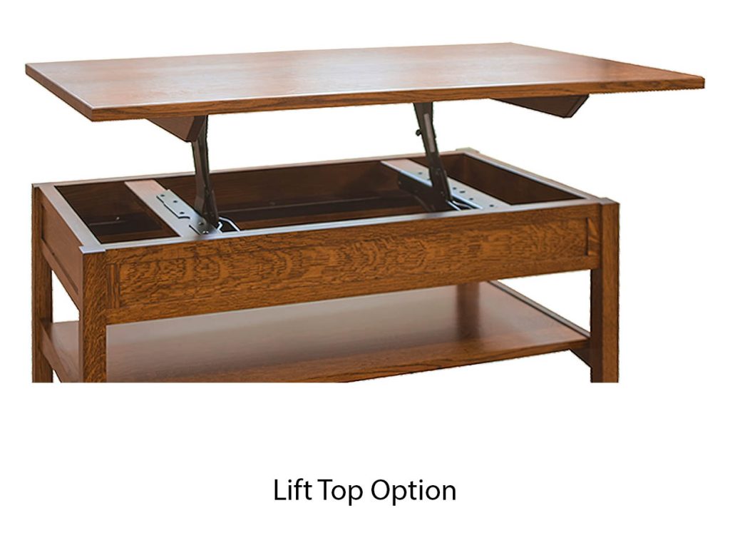 Amish Furniture of NE Cambridge Coffee Table, alternate view 3