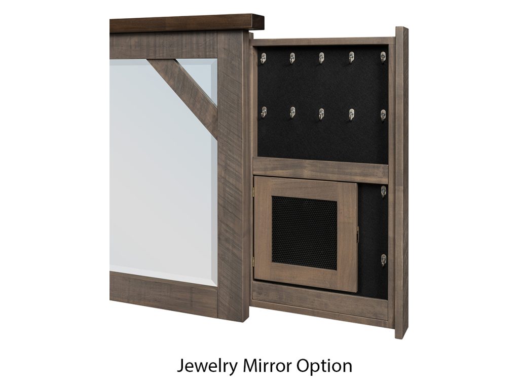 Ravena 10 Drawer Mule Dresser Mirror, alternate view 3
