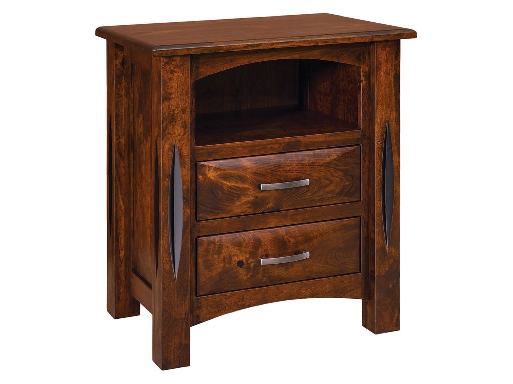 Amish Furniture of NE Ravena 2 Drawer Nightstand, primary thumbnail