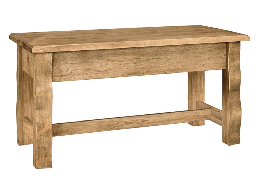 Amish Furniture of NE Woodlyn Bed Bench Panel/Wall Bed, primary thumbnail