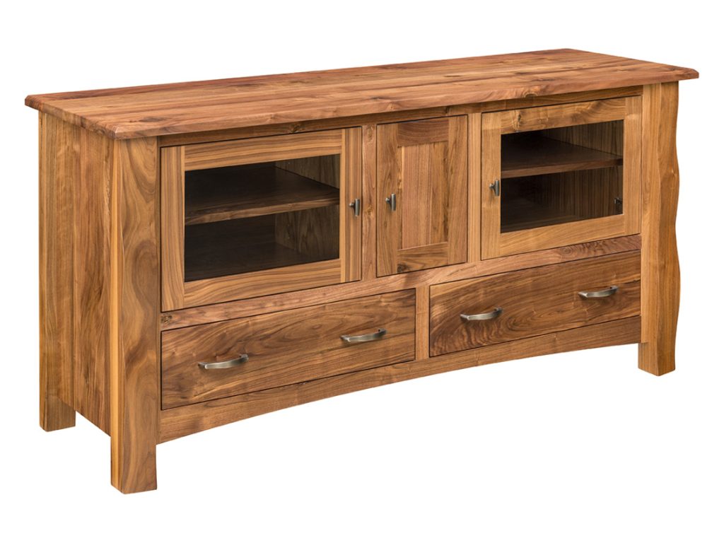 Amish Furniture of NE Woodlyn TV Cabinet – 65″ TV Stand, primary thumbnail
