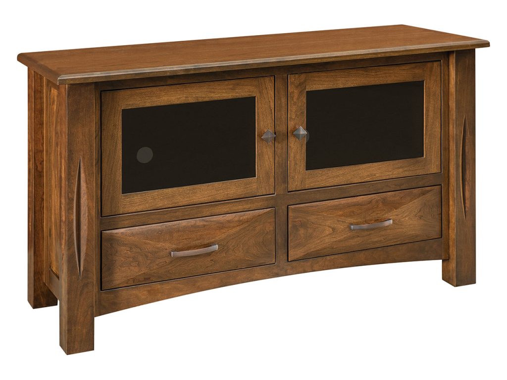 Amish Furniture of NE Ravena TV Cabinet – 53″W TV Stand, primary thumbnail
