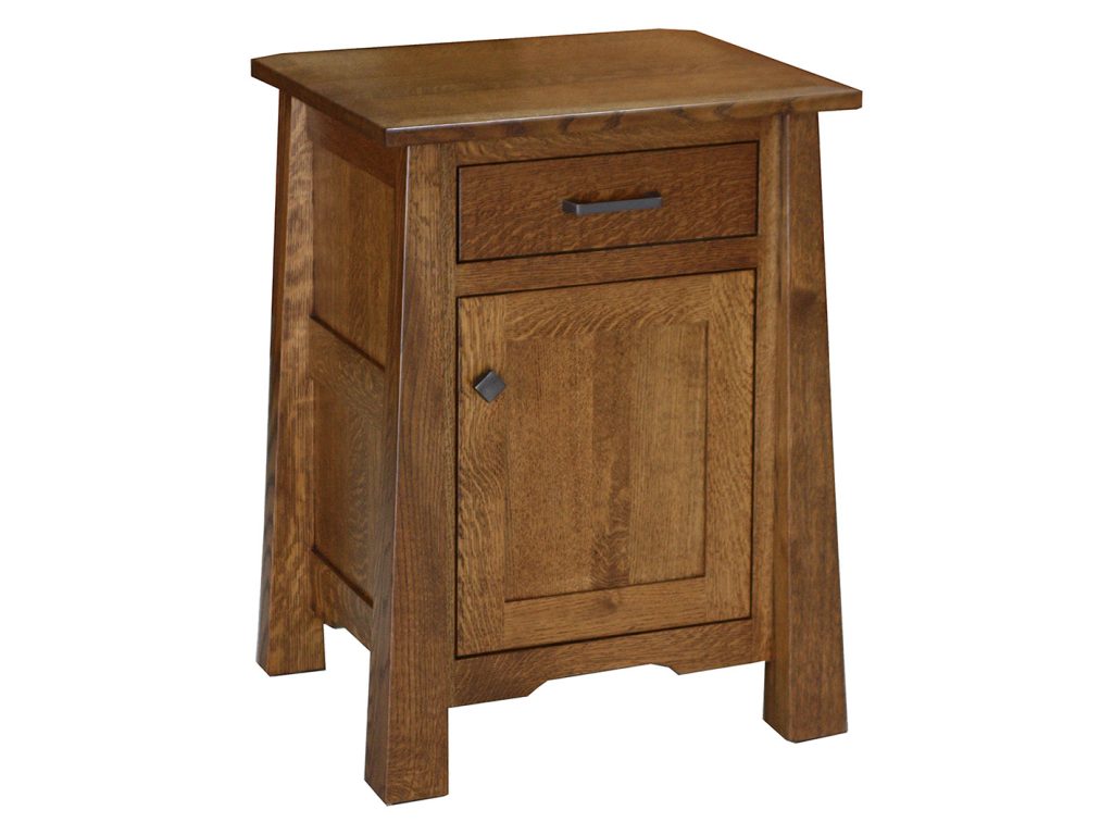 Amish Furniture of NE Cambridge 1 Drawer 1 Door Nightstand Drawer Nightstand, primary thumbnail