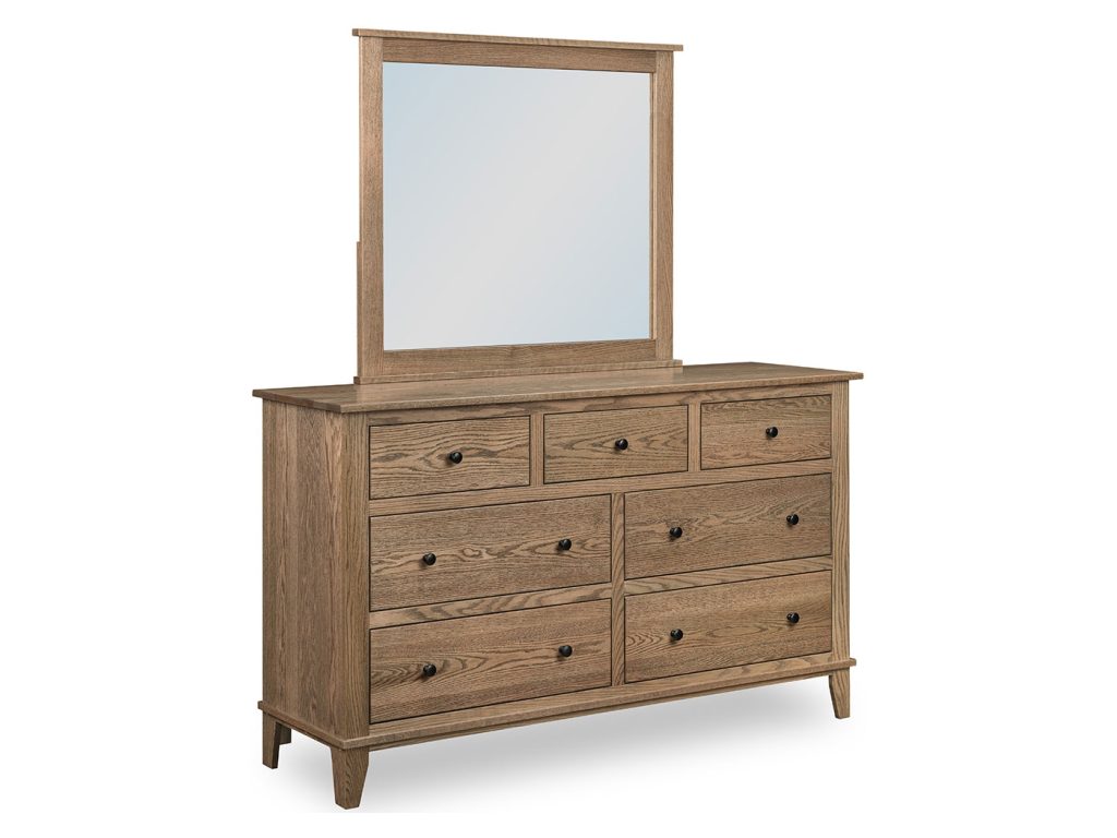 Amish Furniture of NE Madison 7 Drawer Dresser Mirror, primary thumbnail
