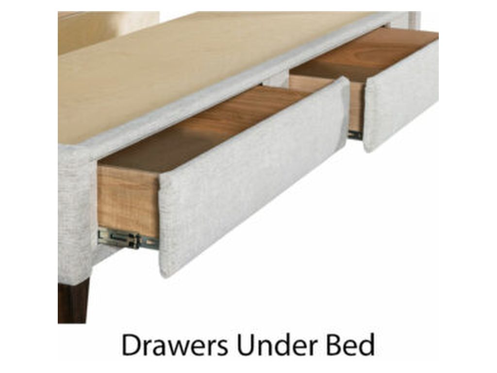 Adessa Fabric Bed Upholstered Bed, alternate view 4