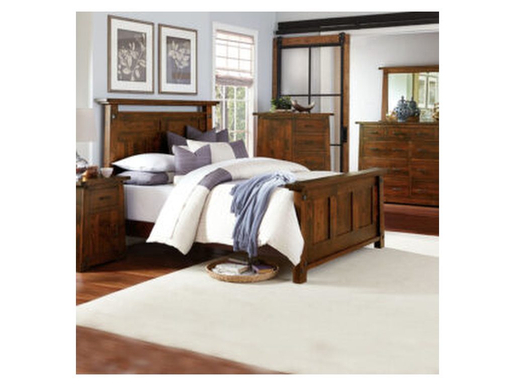 Amish Furniture of NE Encada 3 Drawer Nightstand, alternate view 3