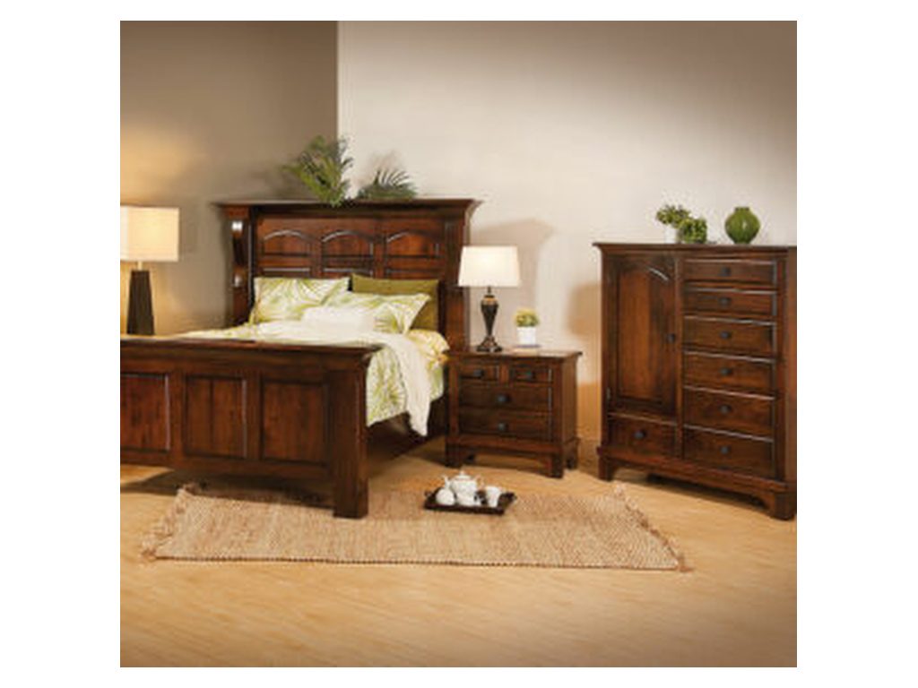 Amish Furniture of NE Hamilton Court Door Chest, alternate view 1