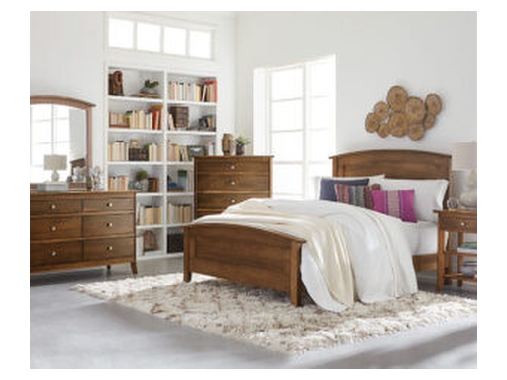 Amish Furniture of NE Laurel Nightstand – 30½”H Bedside Table, alternate view 3