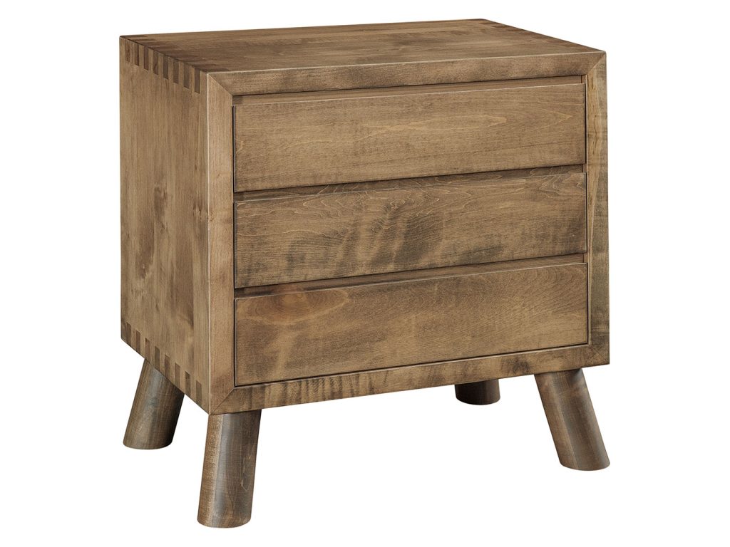 Amish Furniture of NE Troy 3 Drawer Nightstand, primary thumbnail