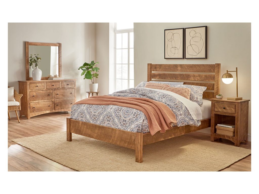 Amish Furniture of NE Troy 7 Drawer Dresser Mirror, alternate view 3