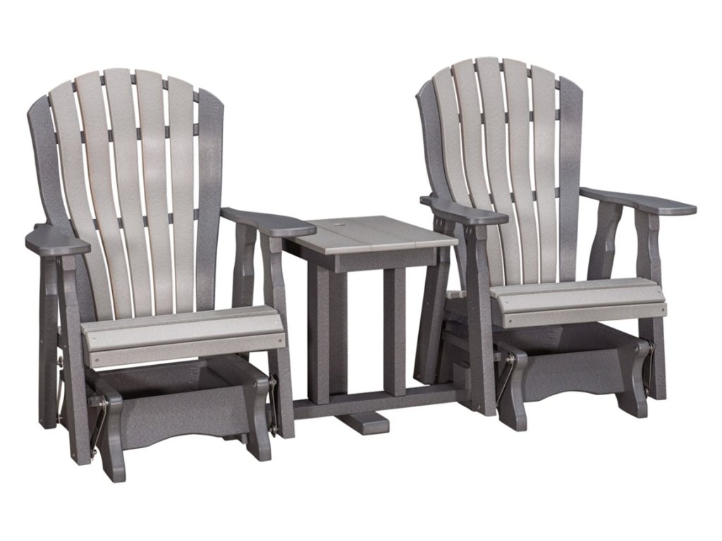 Amish Furniture of NE Settee Glider Swivels & Glider, primary thumbnail