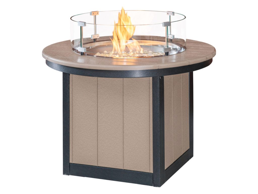 Amish Furniture of NE Round Conversation Firepit Table, primary thumbnail