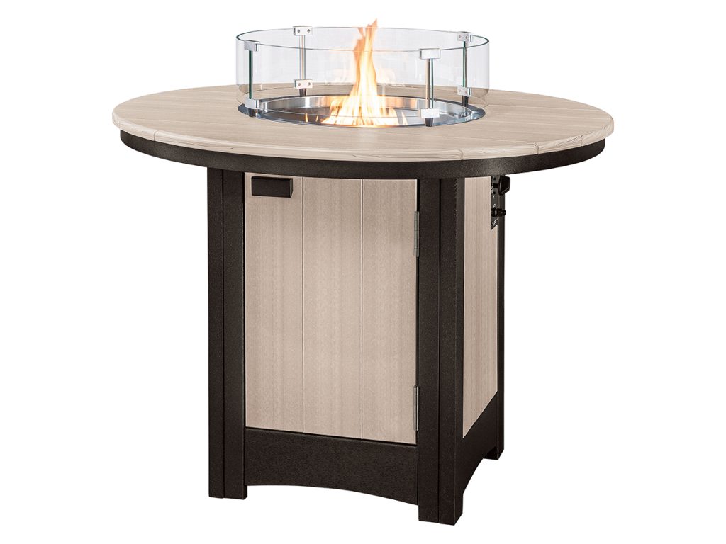 Amish Furniture of NE Fire Table With Round Fire Pit, primary thumbnail