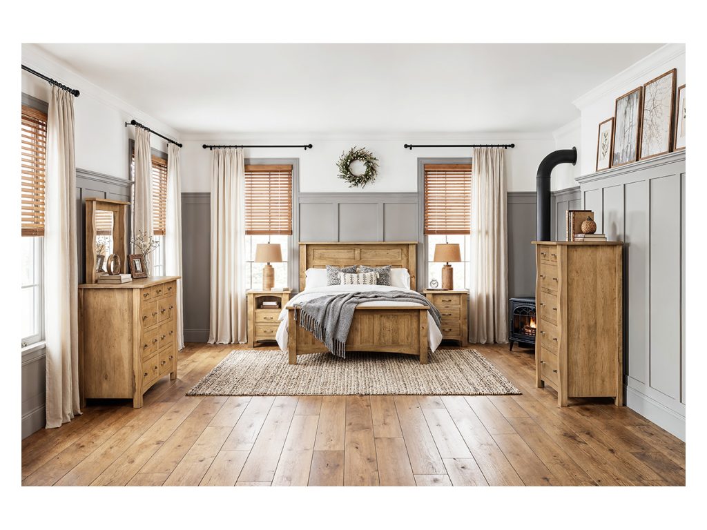 Amish Furniture of NE Woodlyn Bed Bench Panel/Wall Bed, alternate view 1