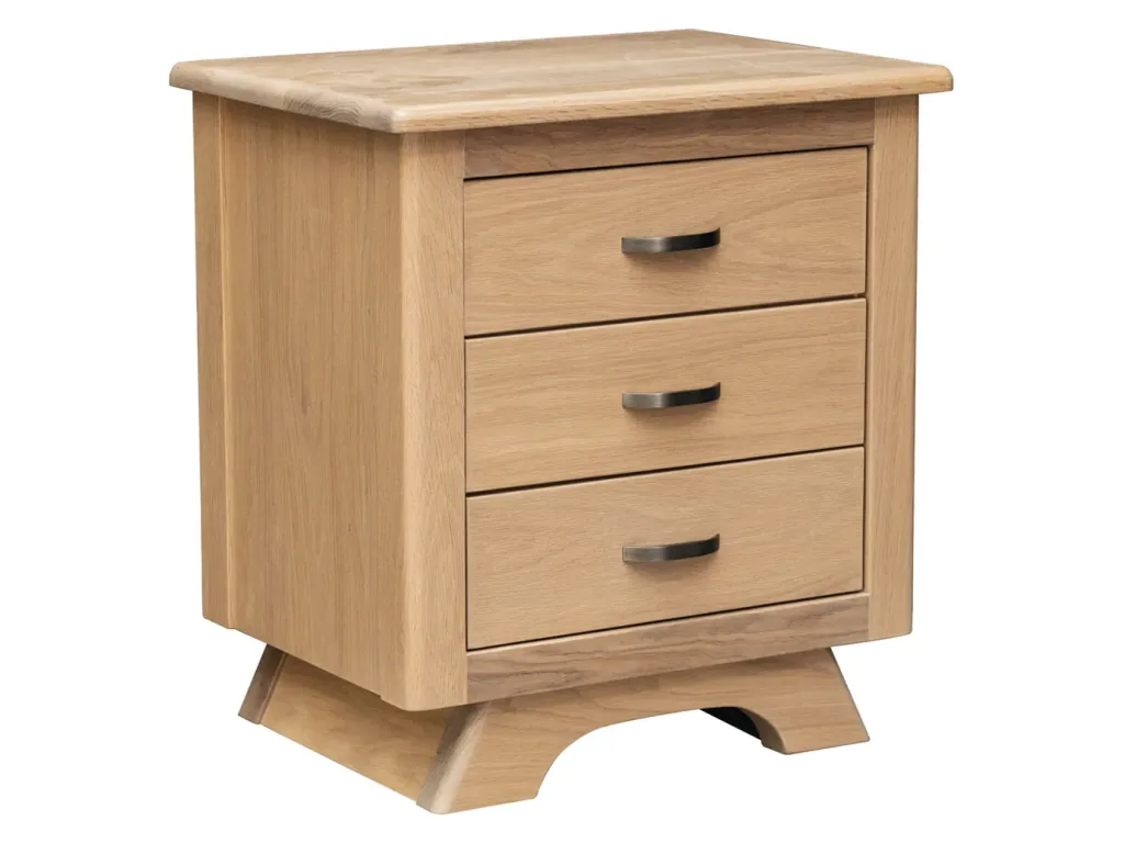 Amish Furniture of NE Neptune 3 Drawer Nightstand, primary thumbnail