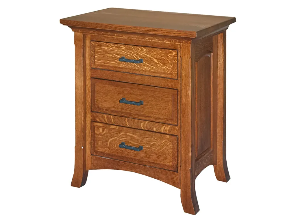 Amish Furniture of NE Homestead 3 Drawer Nightstand, primary thumbnail