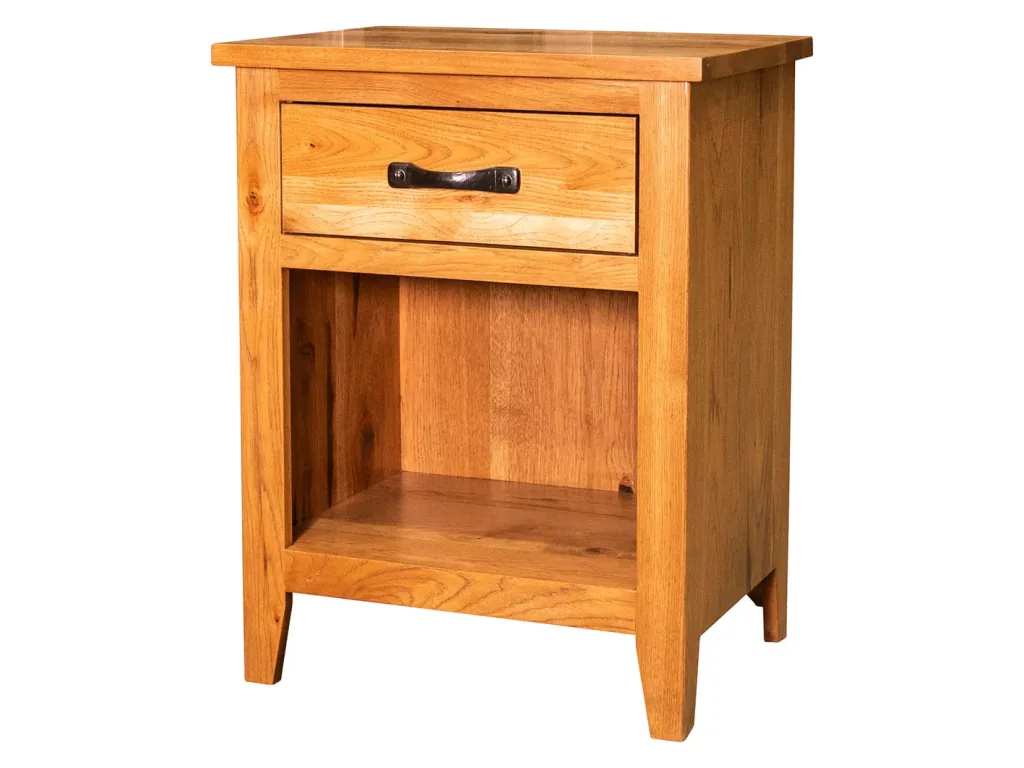 Amish Furniture of NE Ridgecrest Flush Mission 1 Drawer Nightstand, primary thumbnail