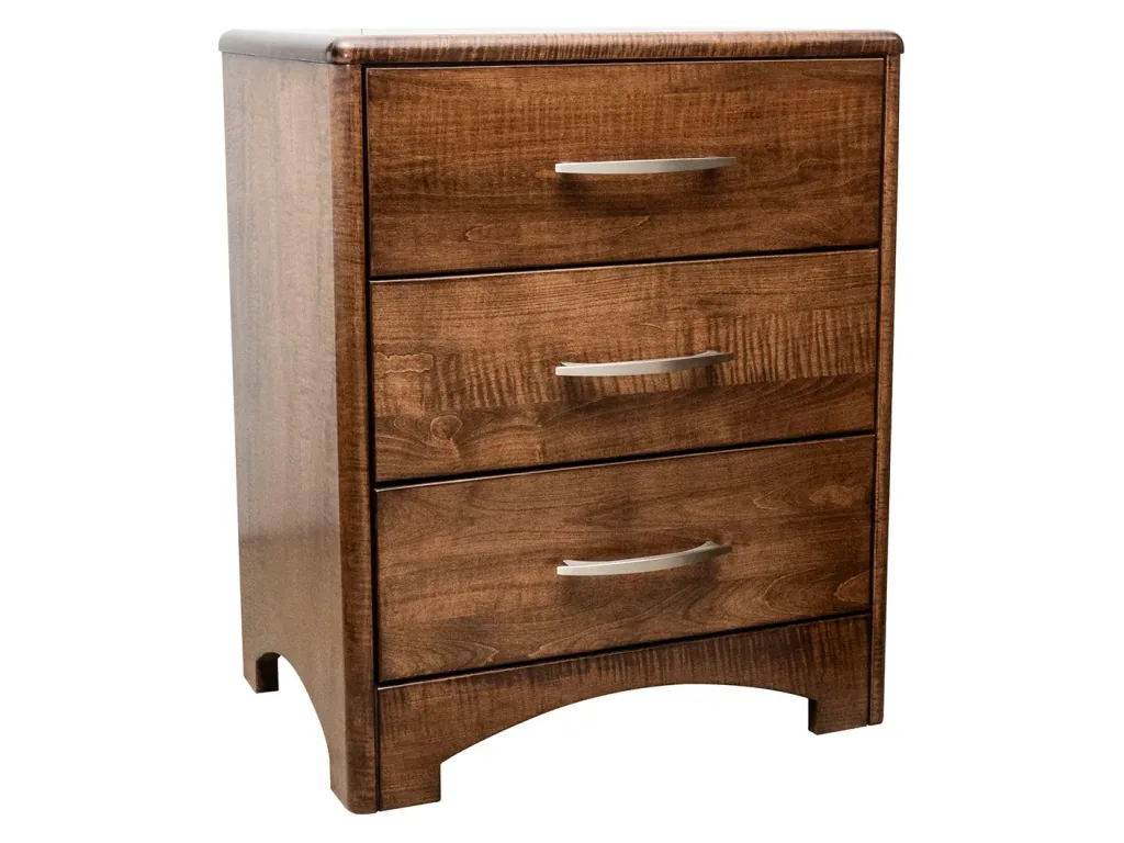 Amish Furniture of NE Zephyr 3 Drawer Nightstand, primary thumbnail
