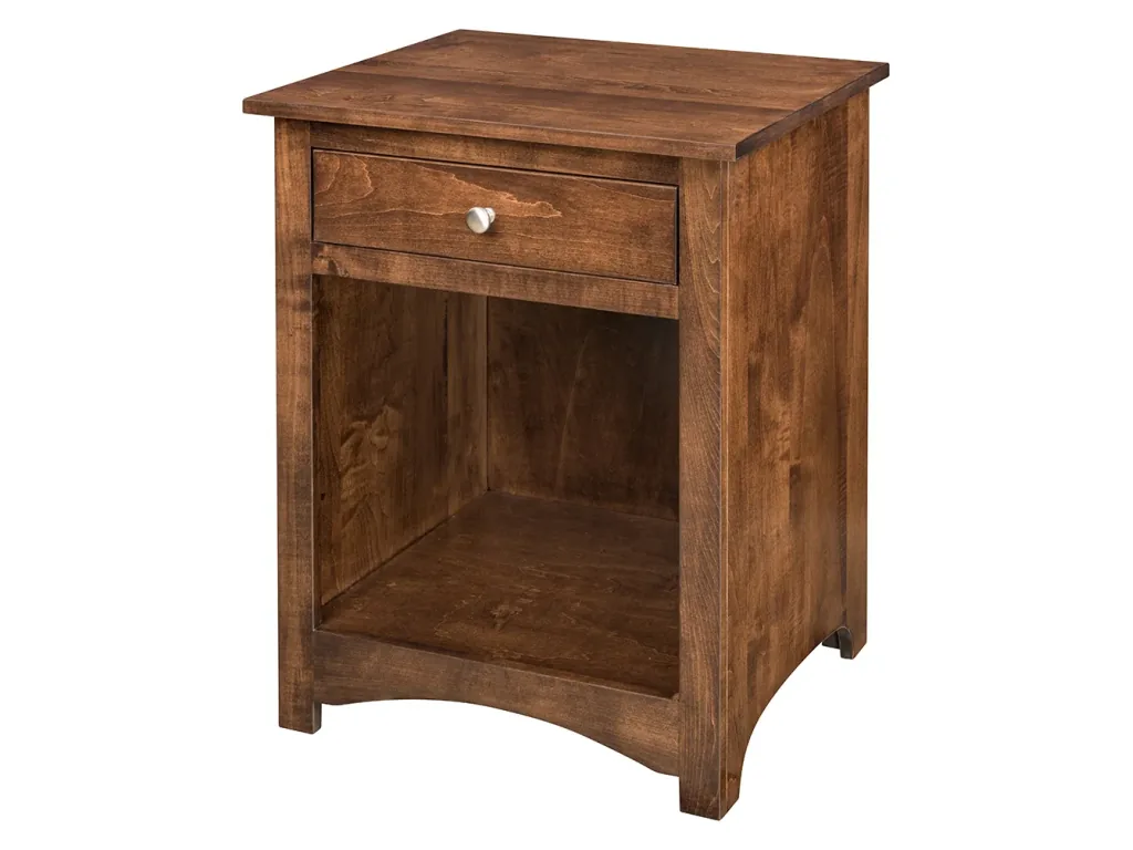 Amish Furniture of NE Shaker Nightstand Bedside Table, primary thumbnail