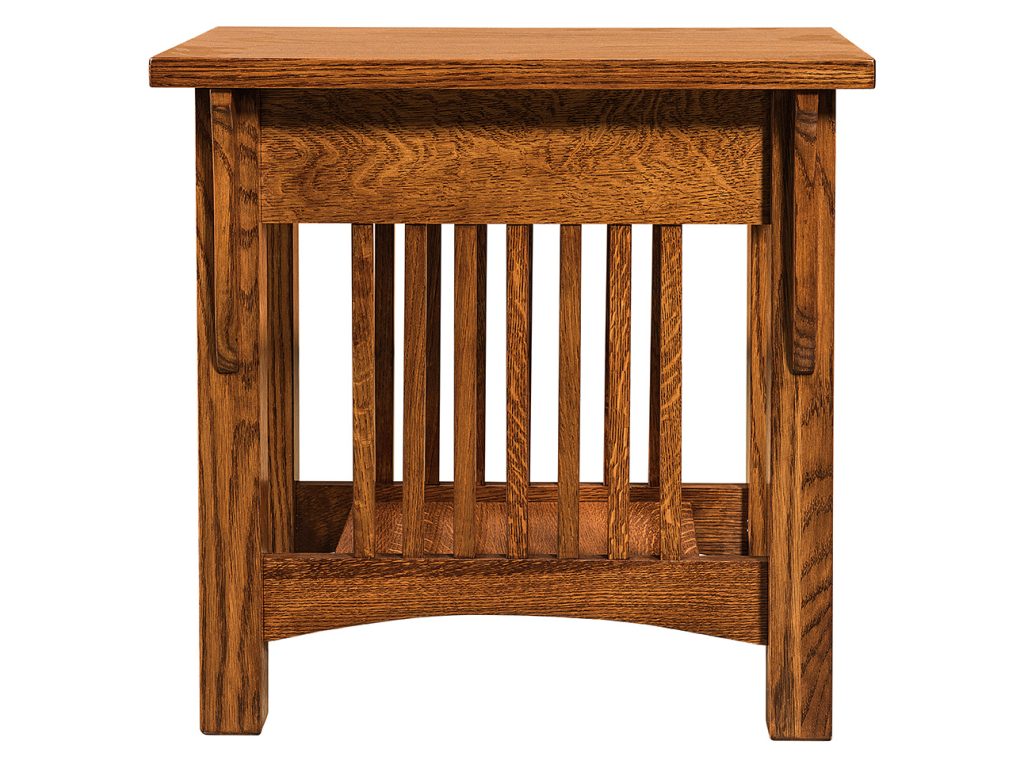 Amish Furniture of NE Cubic Coffee Table with Drawer, alternate view 1