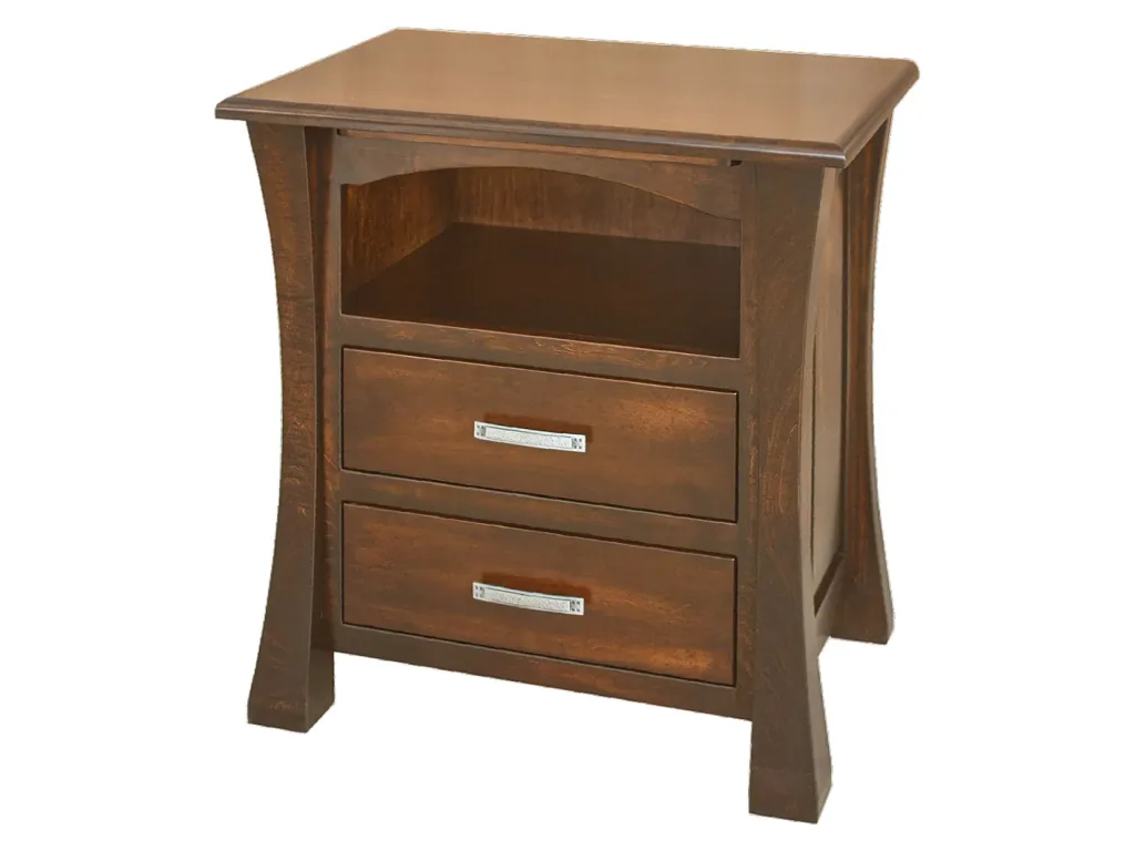 Amish Furniture of NE Vandalia Nightstand Bedside Table, primary thumbnail