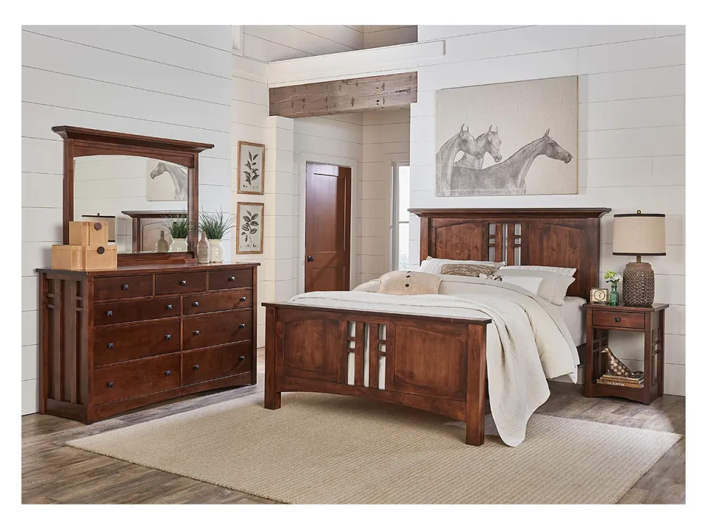 Amish Furniture of NE Kascade Bed Panel/Wall Bed, alternate view 4
