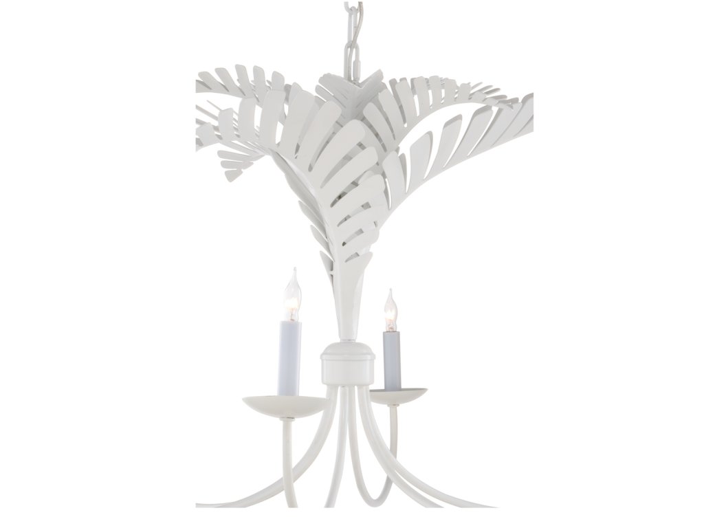 Royal Palm Chandelier - White - image 2