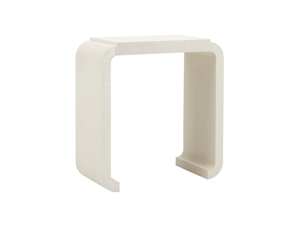 Notched Waterfall Console - Grasscloth - main image