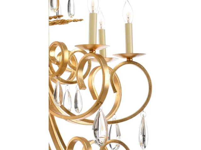 Grand Stairs Chandelier-Gold - Alternative View