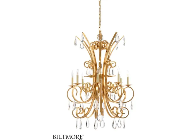 Grand Stairs Chandelier-Gold