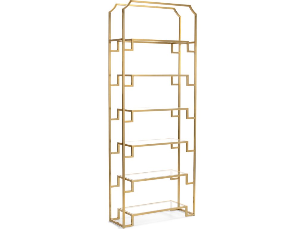 Hampton Shelf Unit - Brass - main image