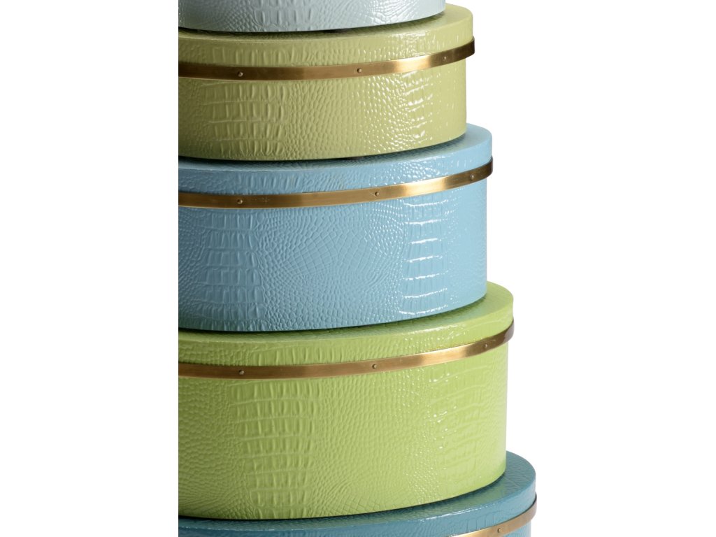Oval Boxes - Blue/Green (S5) - image 1