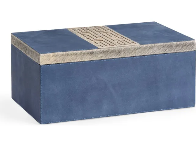 Suede Box - Blue