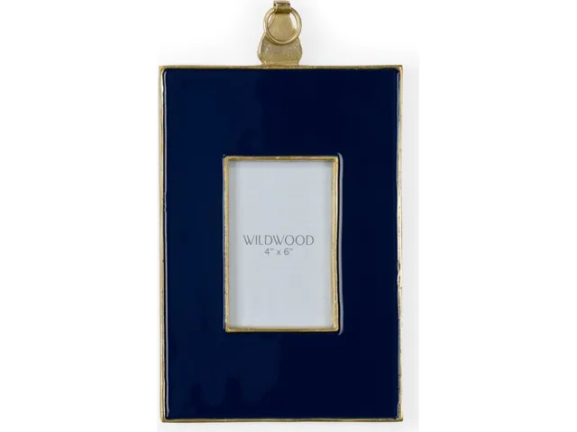 Navy Enamel Wall Frame (Lg)