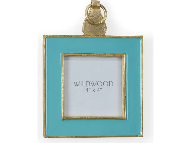 Aqua Enamel Wall Frame (Sm)